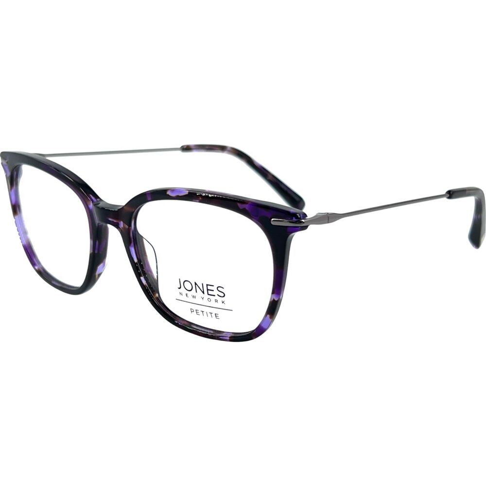 Jones New York J240 Womens Eyeglass Frame Purple/Tortoise